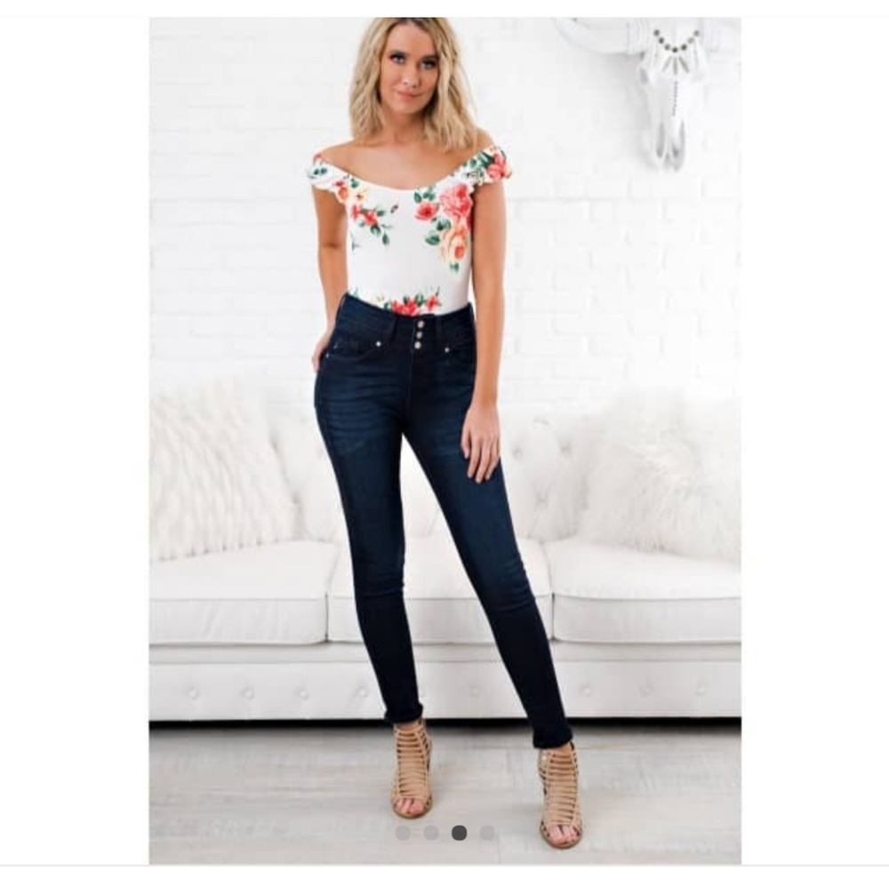 NanaMacs In My Bloom Floral Bodysuit - Picture 2 of 3